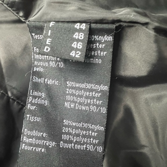 Extremely warm! Stylish grey puffer coat - Picture 6 of 9